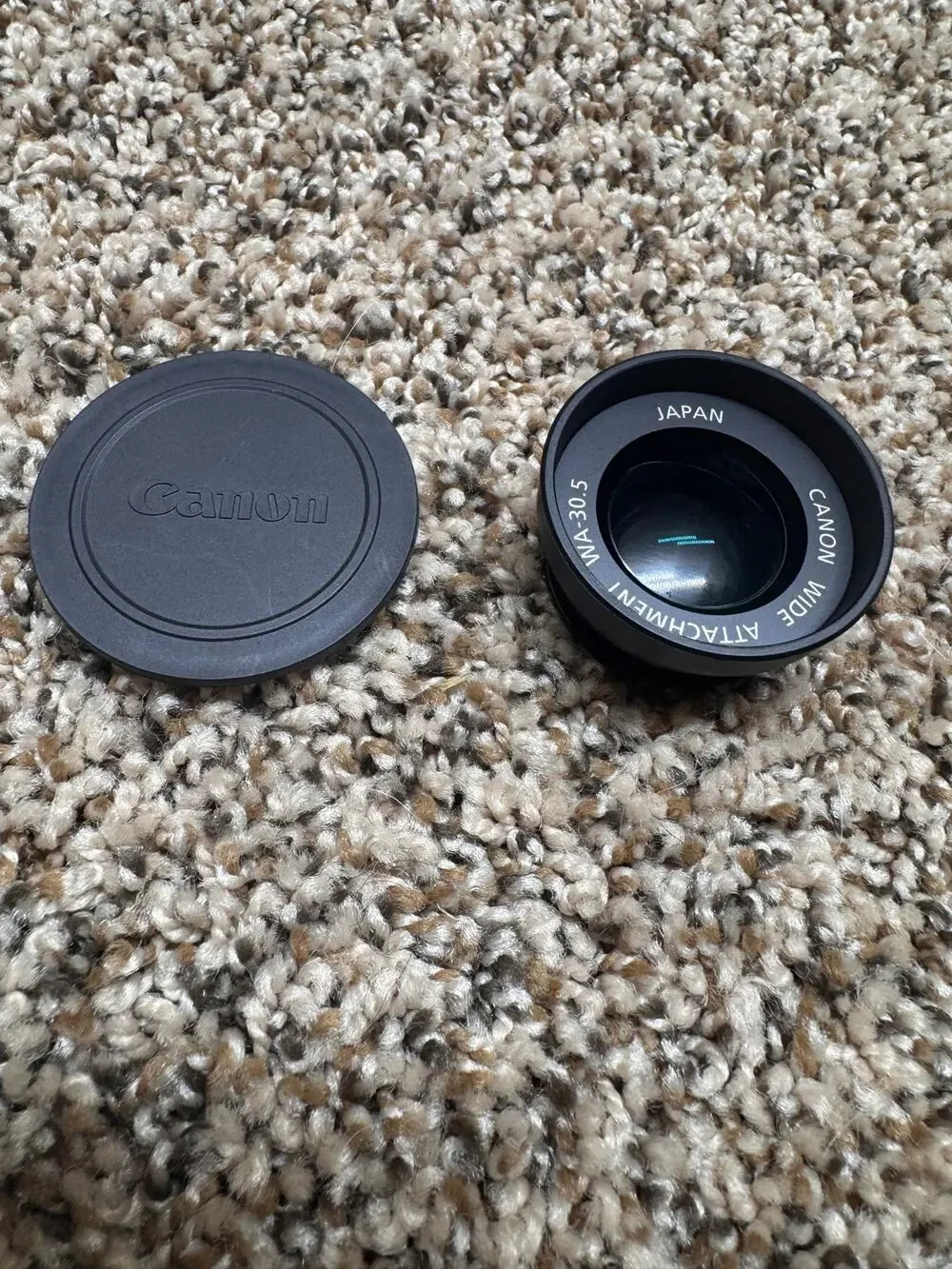 Canon WA-30.5 wide attachment lens Japan w/cover